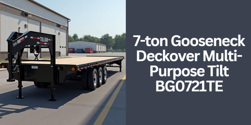 7-ton Gooseneck Deckover Multi-Purpose Tilt BG0721TE