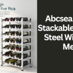 Abcsea 34.5cm Stackable Stainless Steel Wine Rack Metal