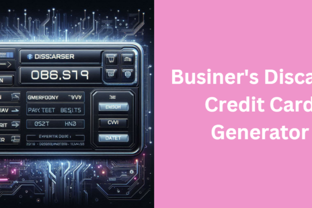 Businer's Discard - Credit Card Generator