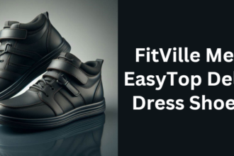 FitVille Men's EasyTop Deluxe Dress Shoes V