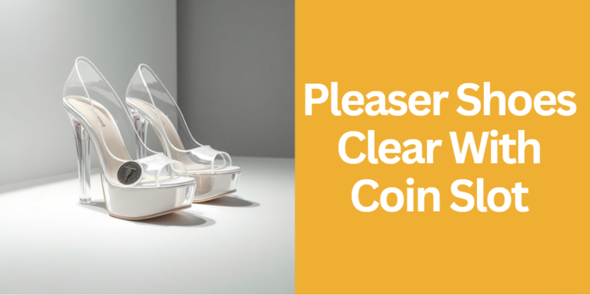 Pleaser Shoes Clear With Coin Slot