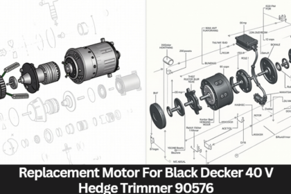 Replacement Motor For Black Decker 40 V Hedge Trimmer 90576