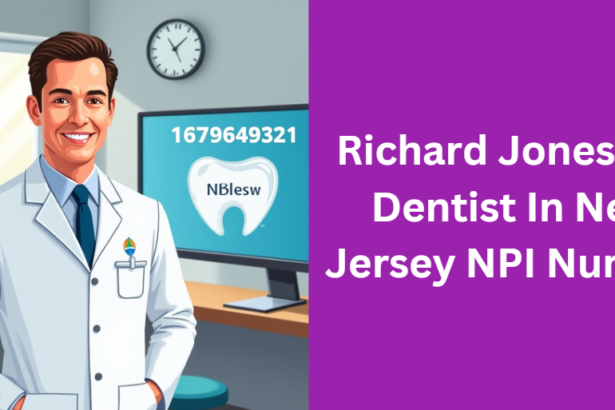 Richard Jones Is A Dentist In New Jersey NPI Number