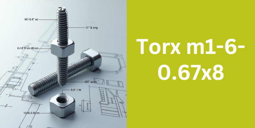 Torx m1-6-0.67x8