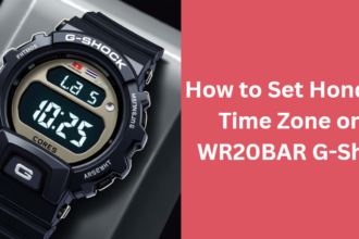 How to Set Honduras Time Zone on a WR20BAR G-Shock