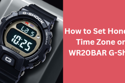 How to Set Honduras Time Zone on a WR20BAR G-Shock